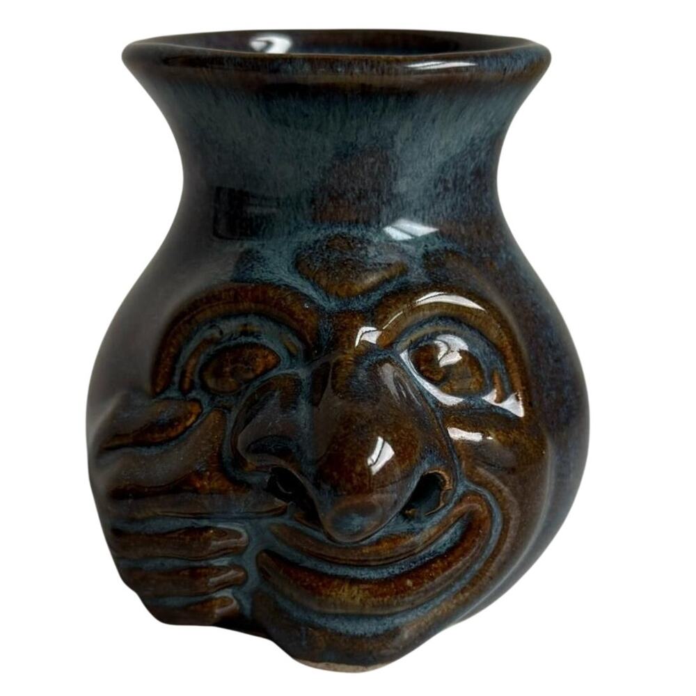 Vintage Aaargh Designs “Booger Boy” Ceramic Egg Separator 2002